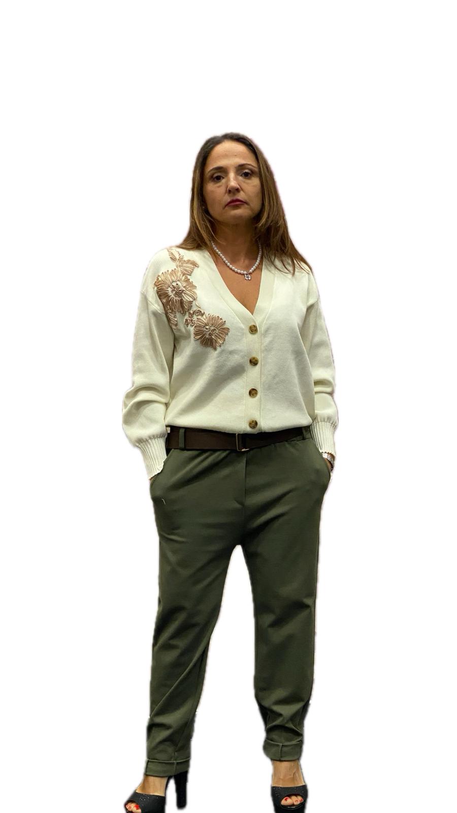 Pantalone a sigaretta semplice in punto Milano