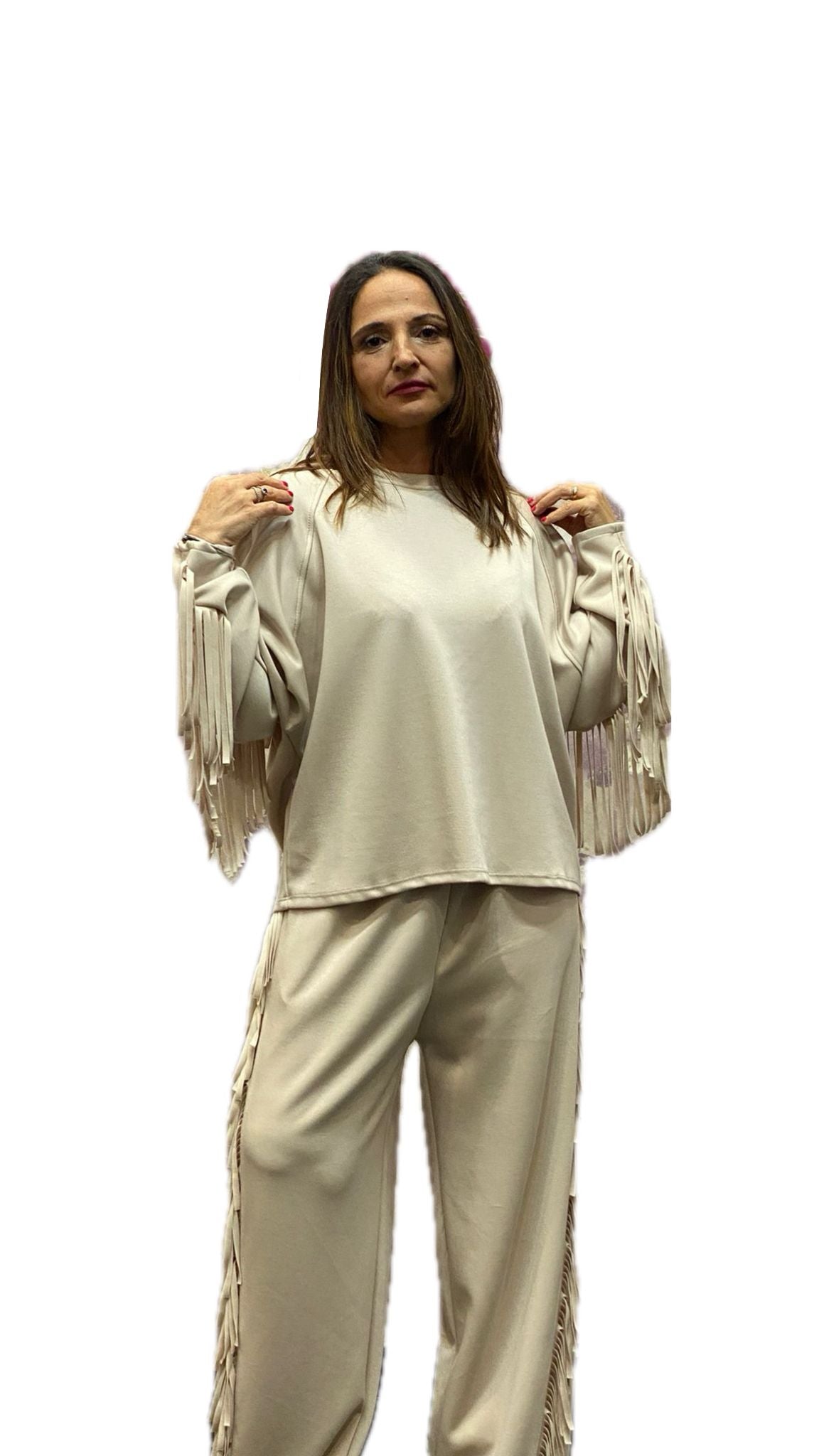 Coordinato con frange