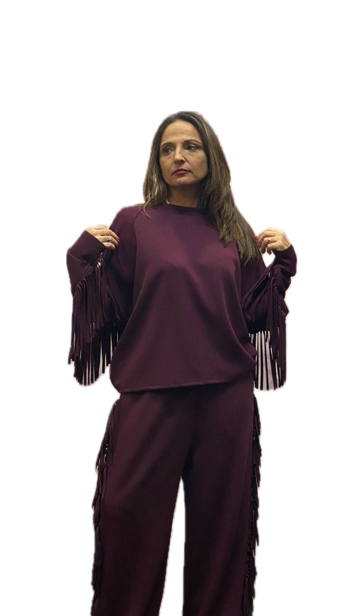 Coordinato con frange