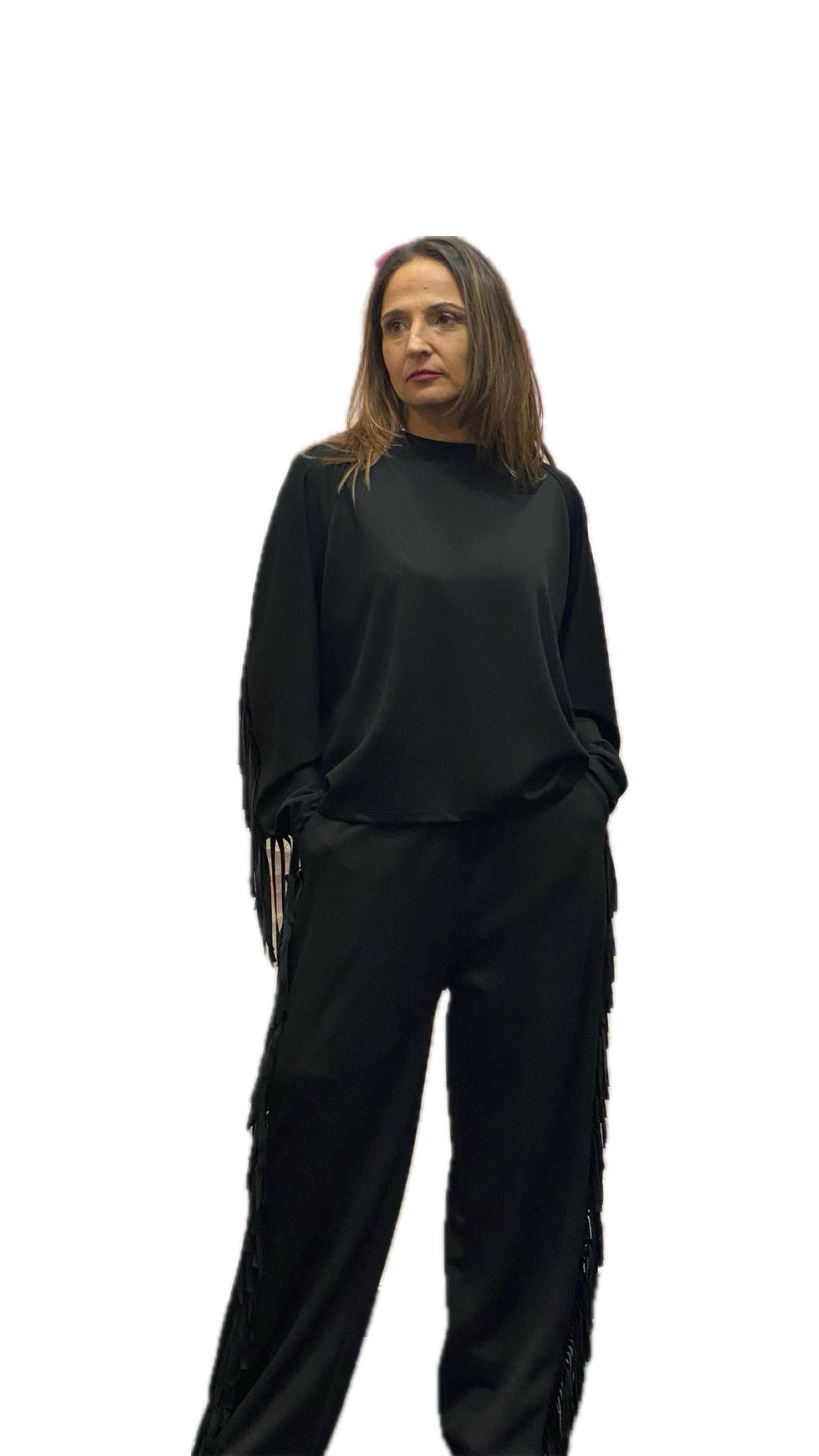 Coordinato con frange