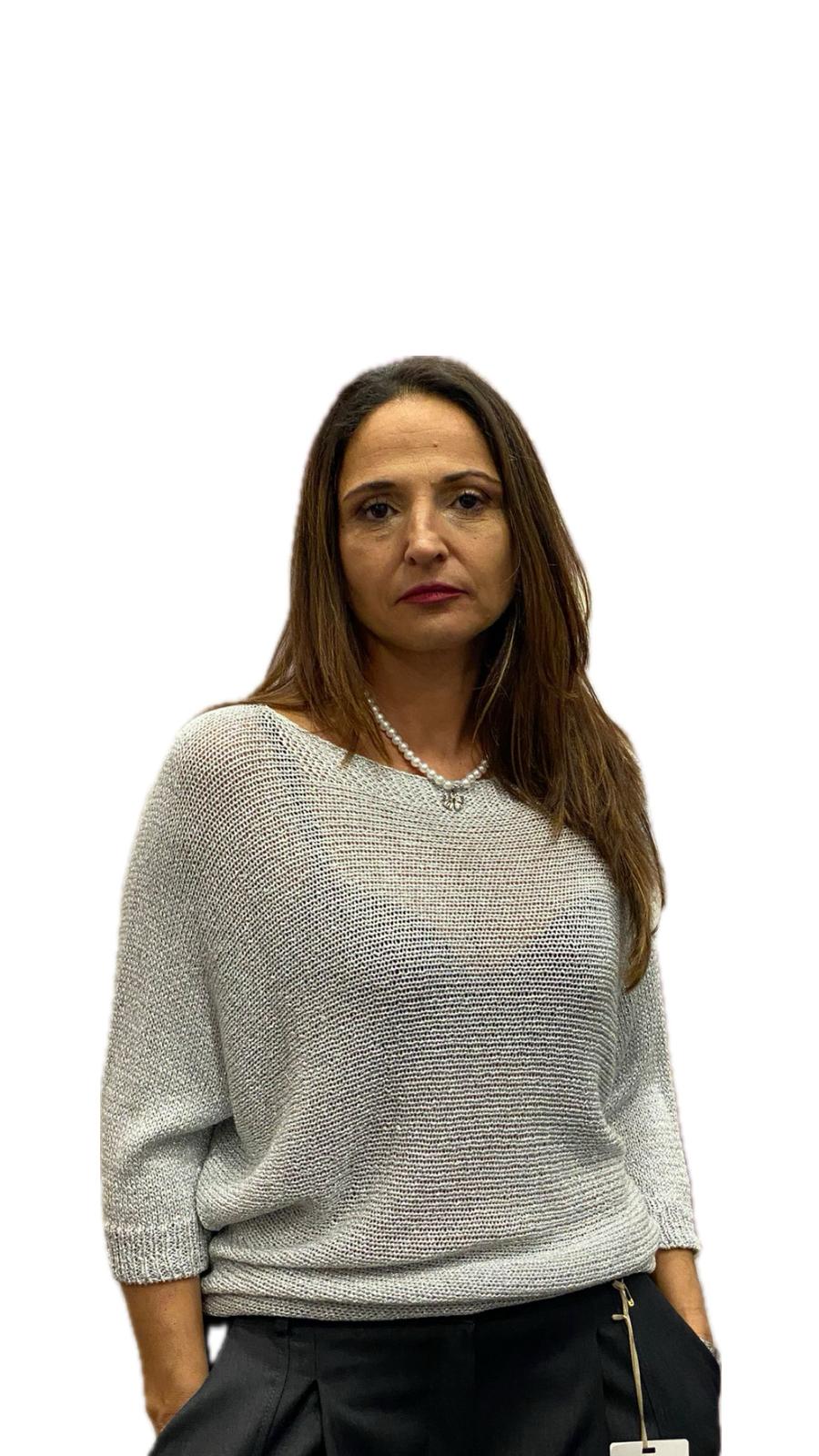 Maglia in filo laminato