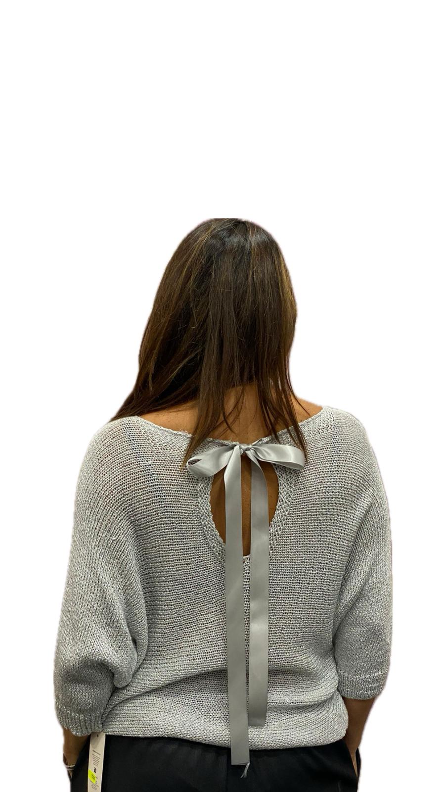 Maglia in filo laminato