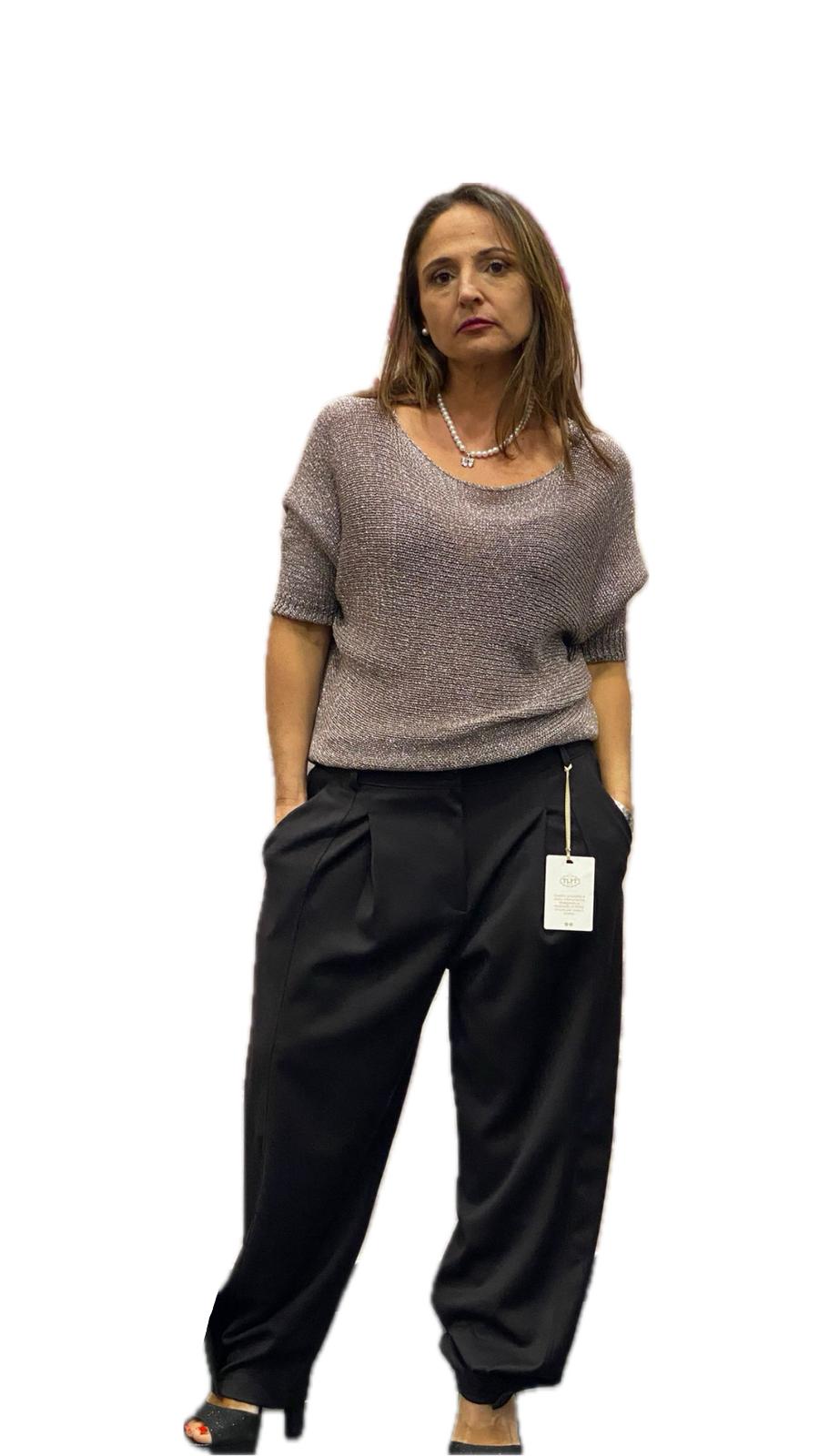 Maglia in filo laminato