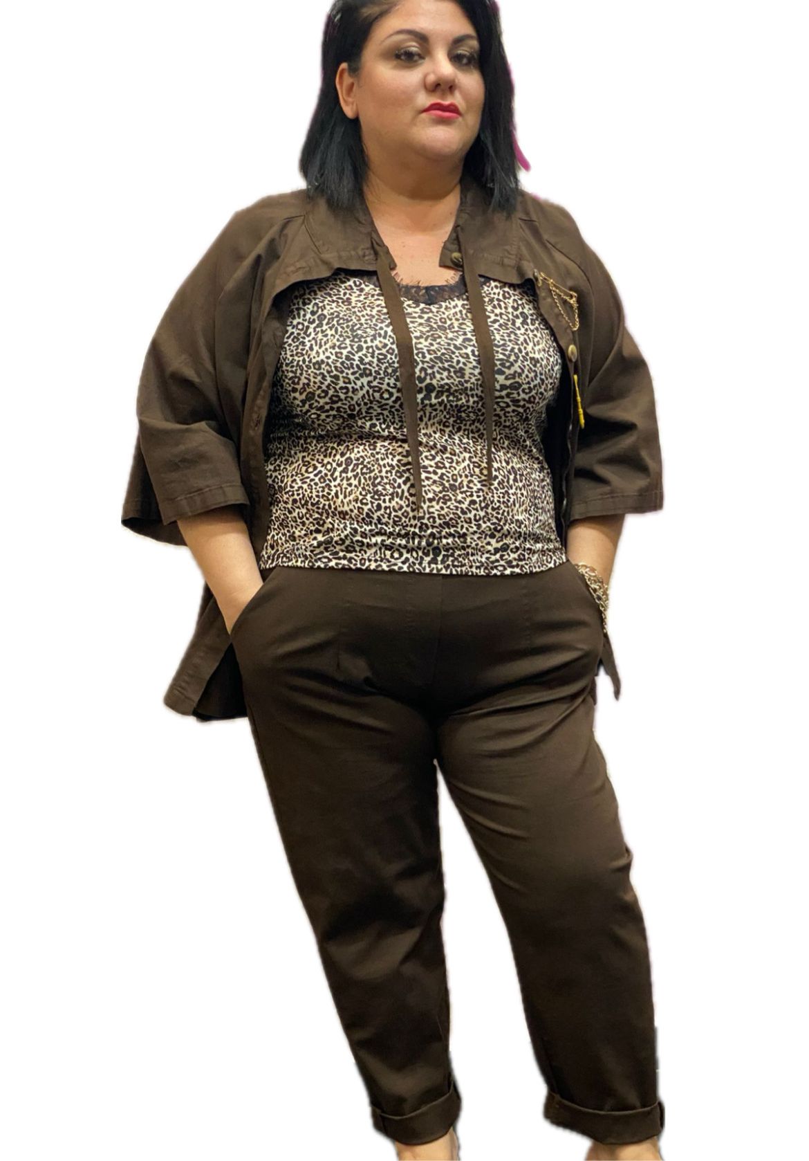 Pantalone semplice in cotone