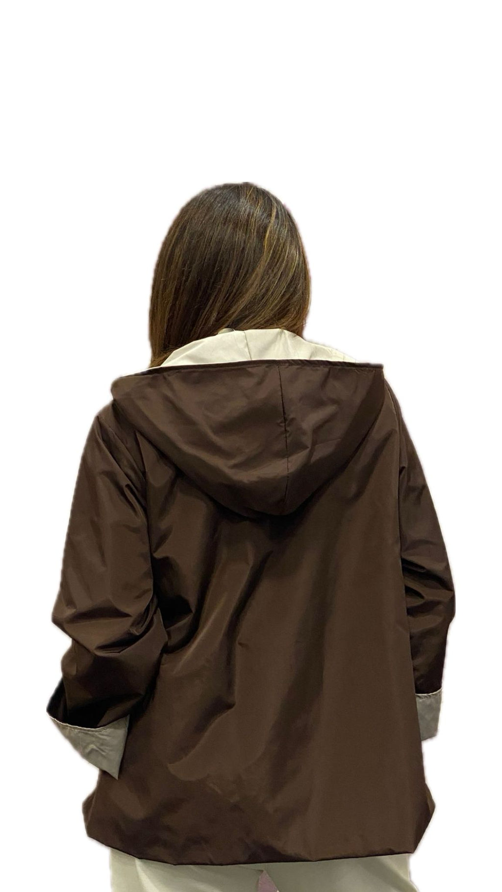 Trench corto svasato